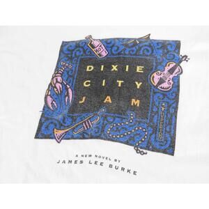 Vintage 90’s Dixie City Jam Book Promo Graphic XL T-Shirt James Lee Burke